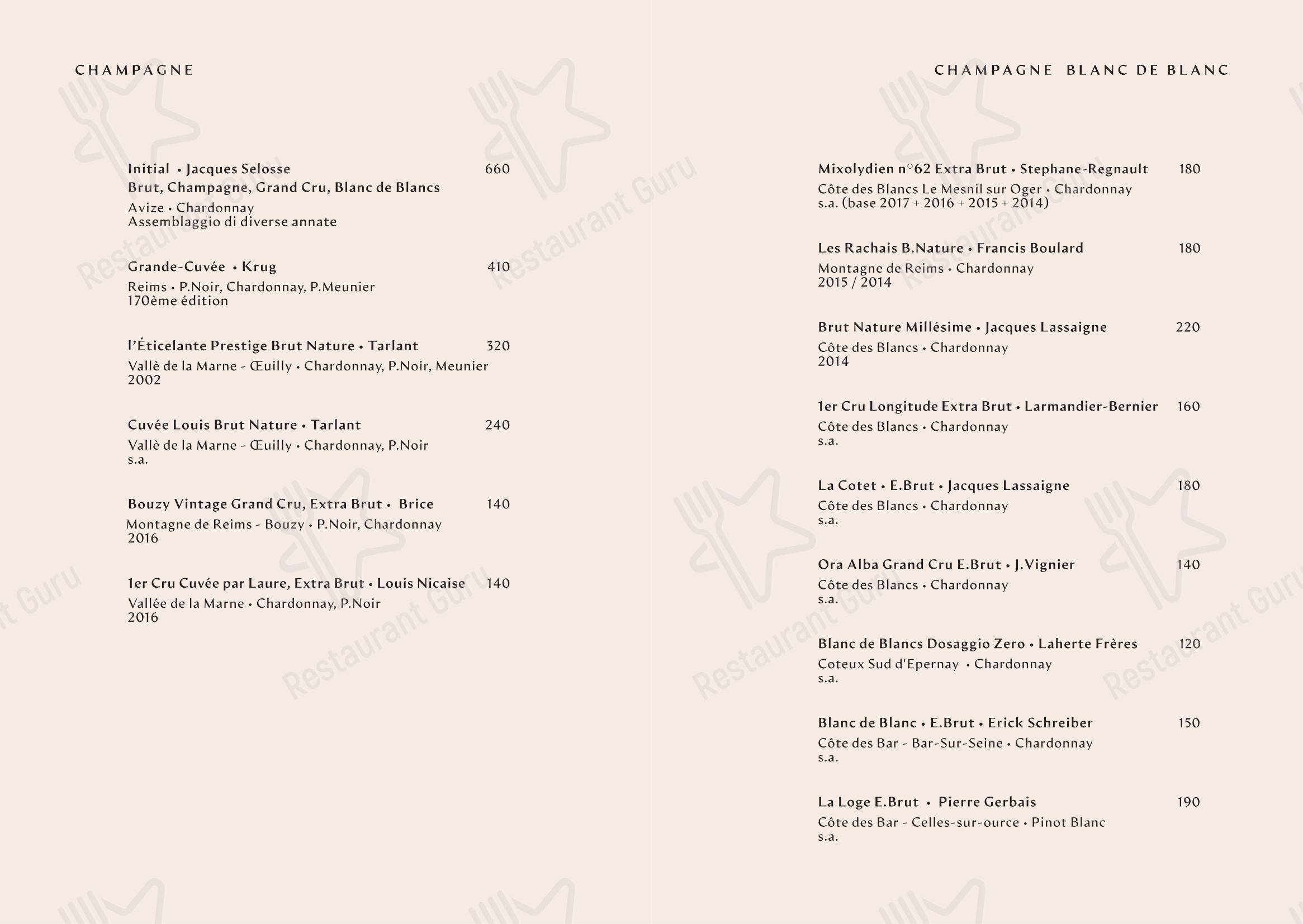 Menu bar per Yapa in Milano