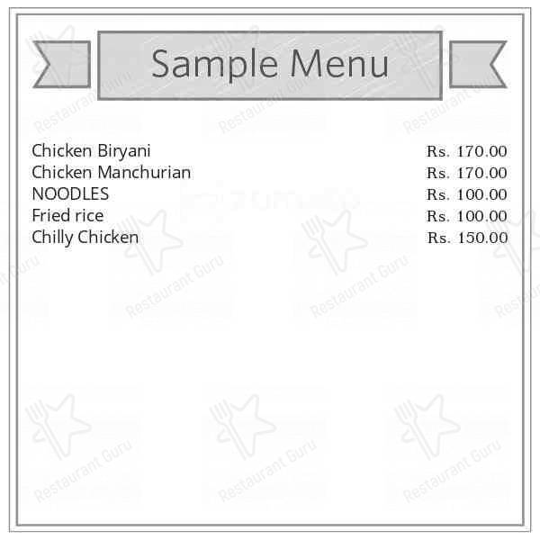 3Page Multicuisine Restaurant & Bar menu