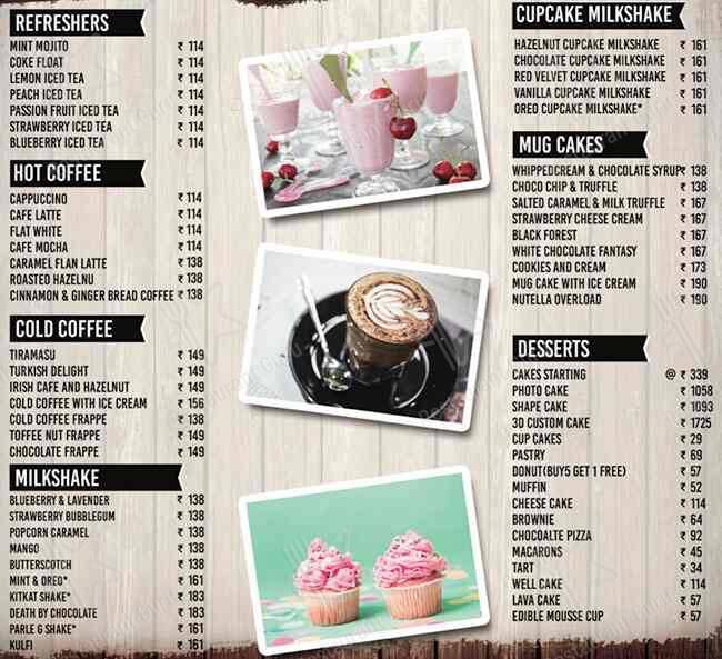 7th Heaven Pimple Saudagar menu