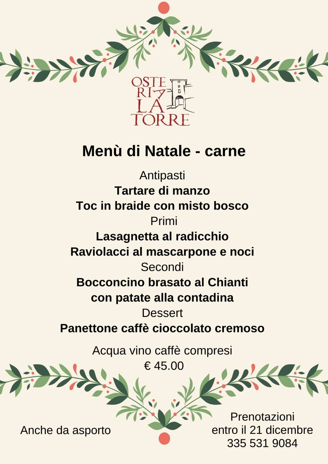 Speisekarte von ALLA TORRE RISTORANTINO ENOTECA, Valvasone
