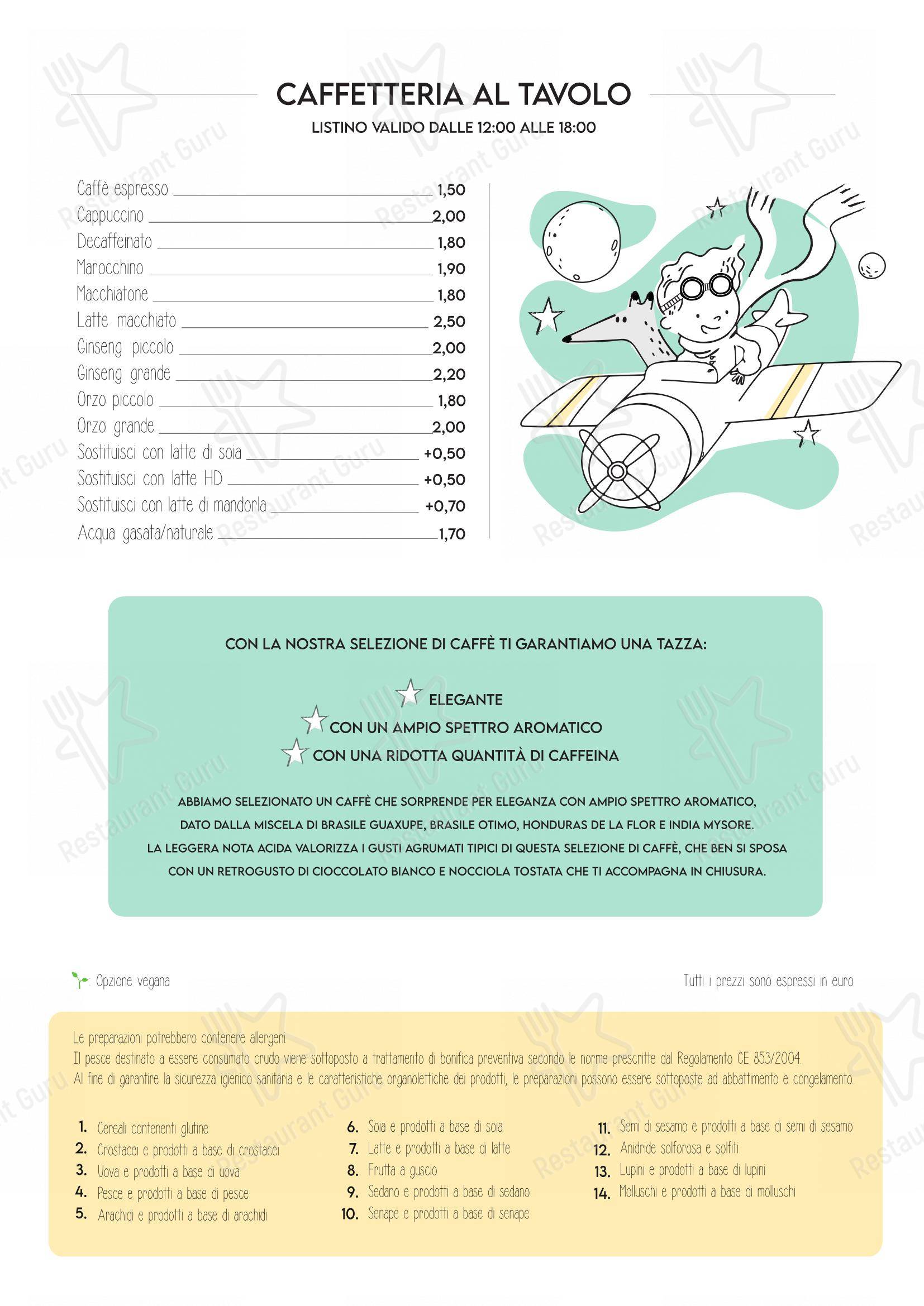 Menu per AMeMi pub & bar