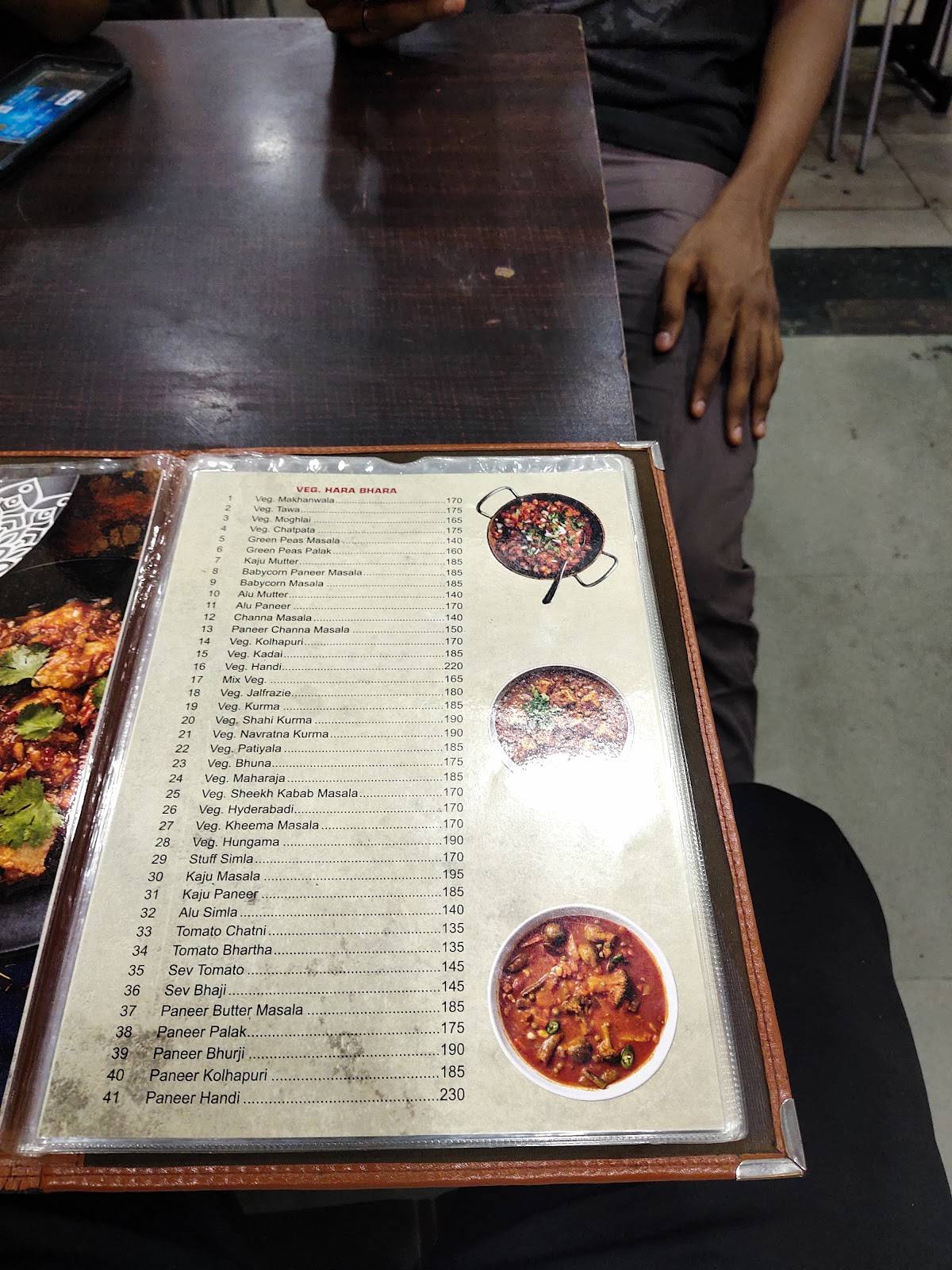 Aadarsh Lunch Home menu