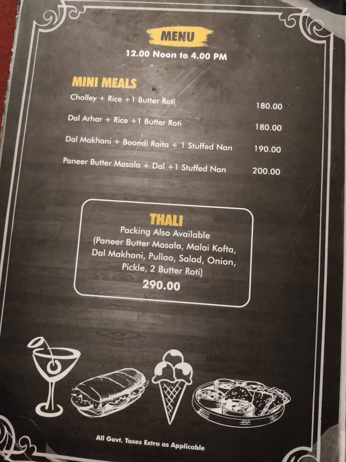 Achman Veg. Restaurant menu