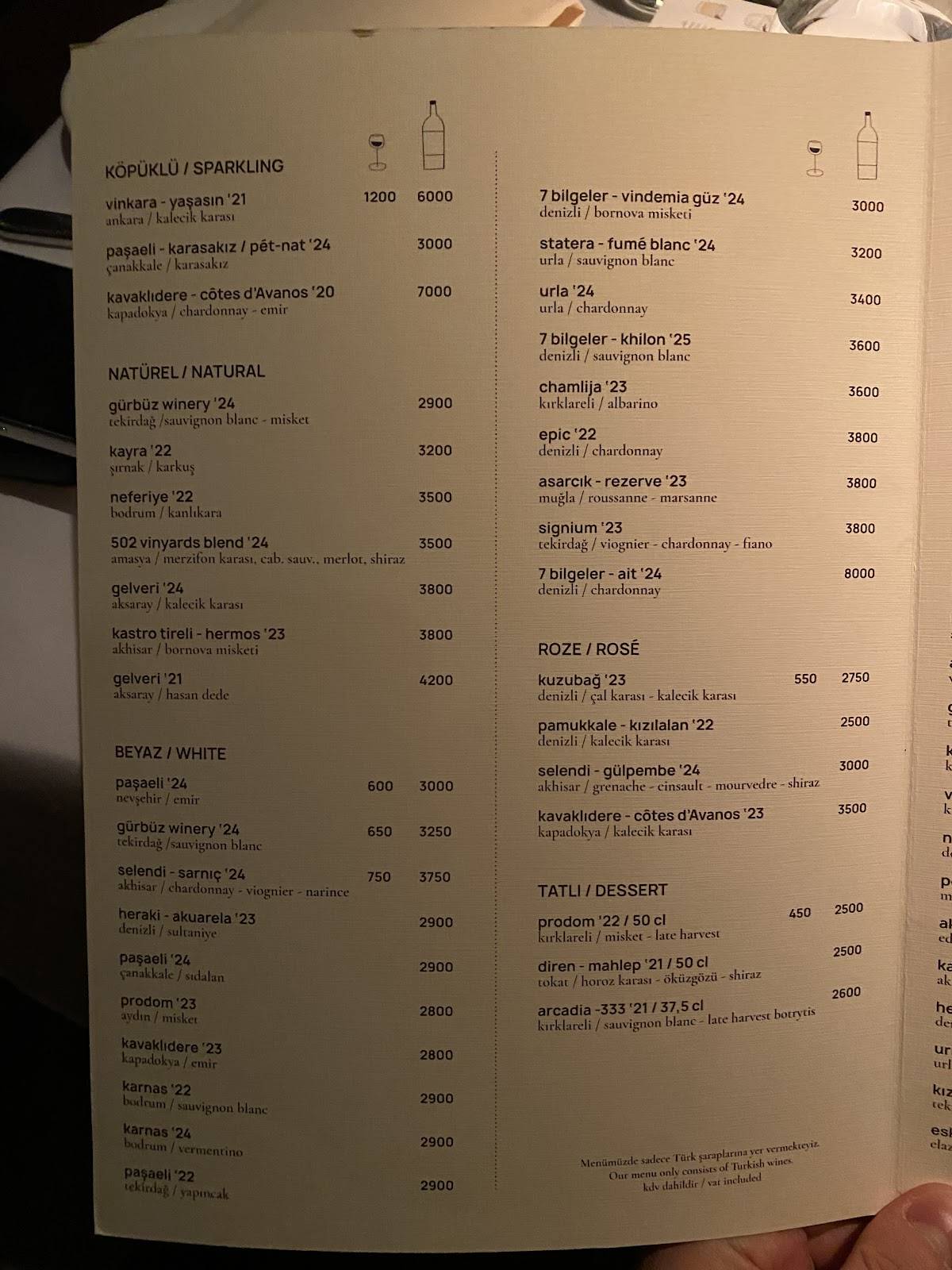 Menu de Aheste