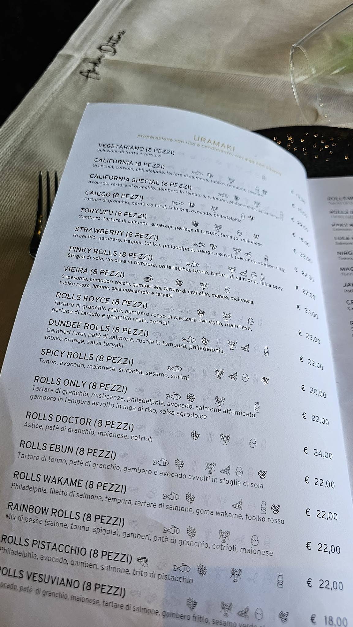 Menu di Trattoria Ai Due Dottori 