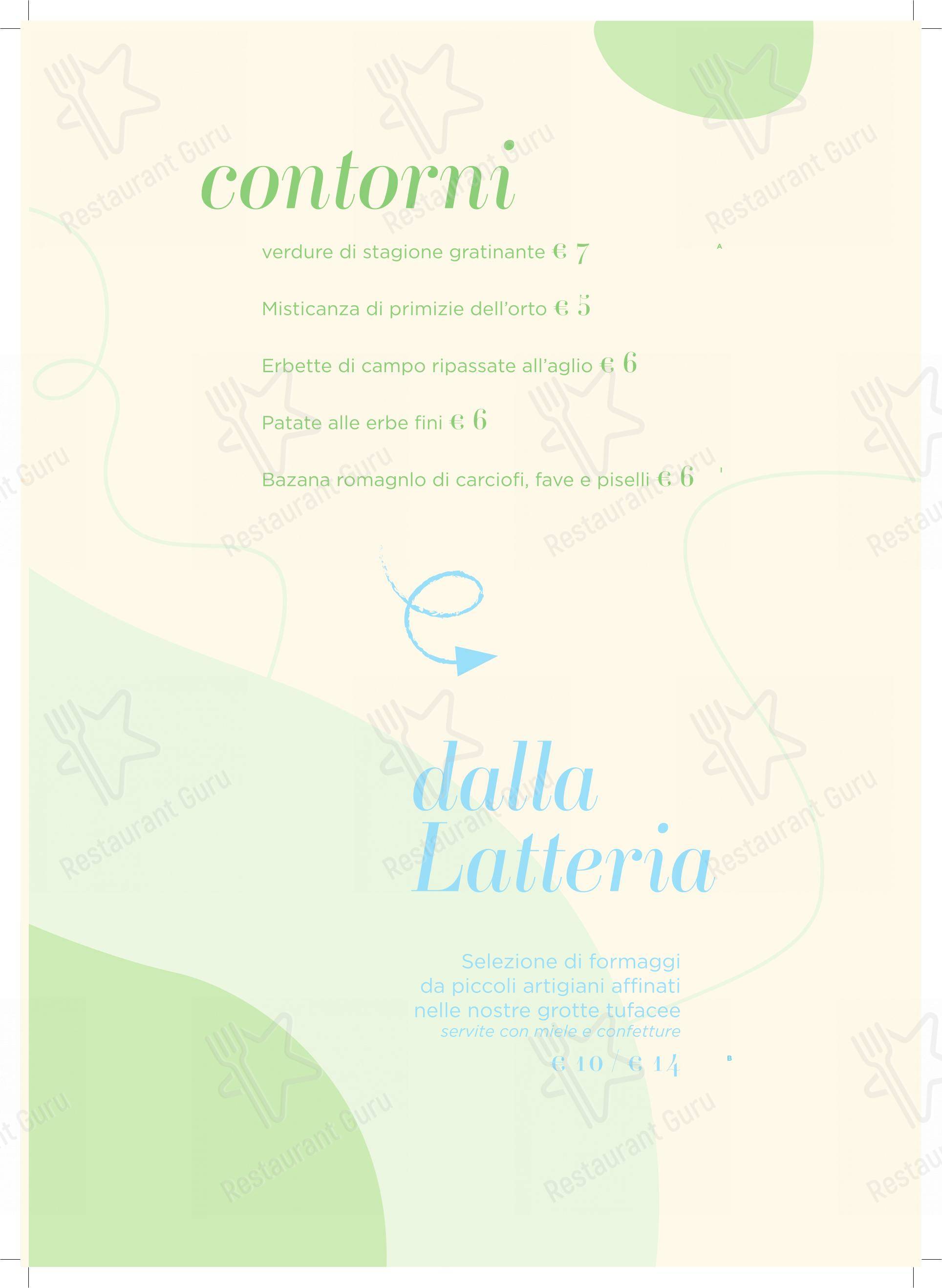 Menu di Al Mastin Vecchio - Menu