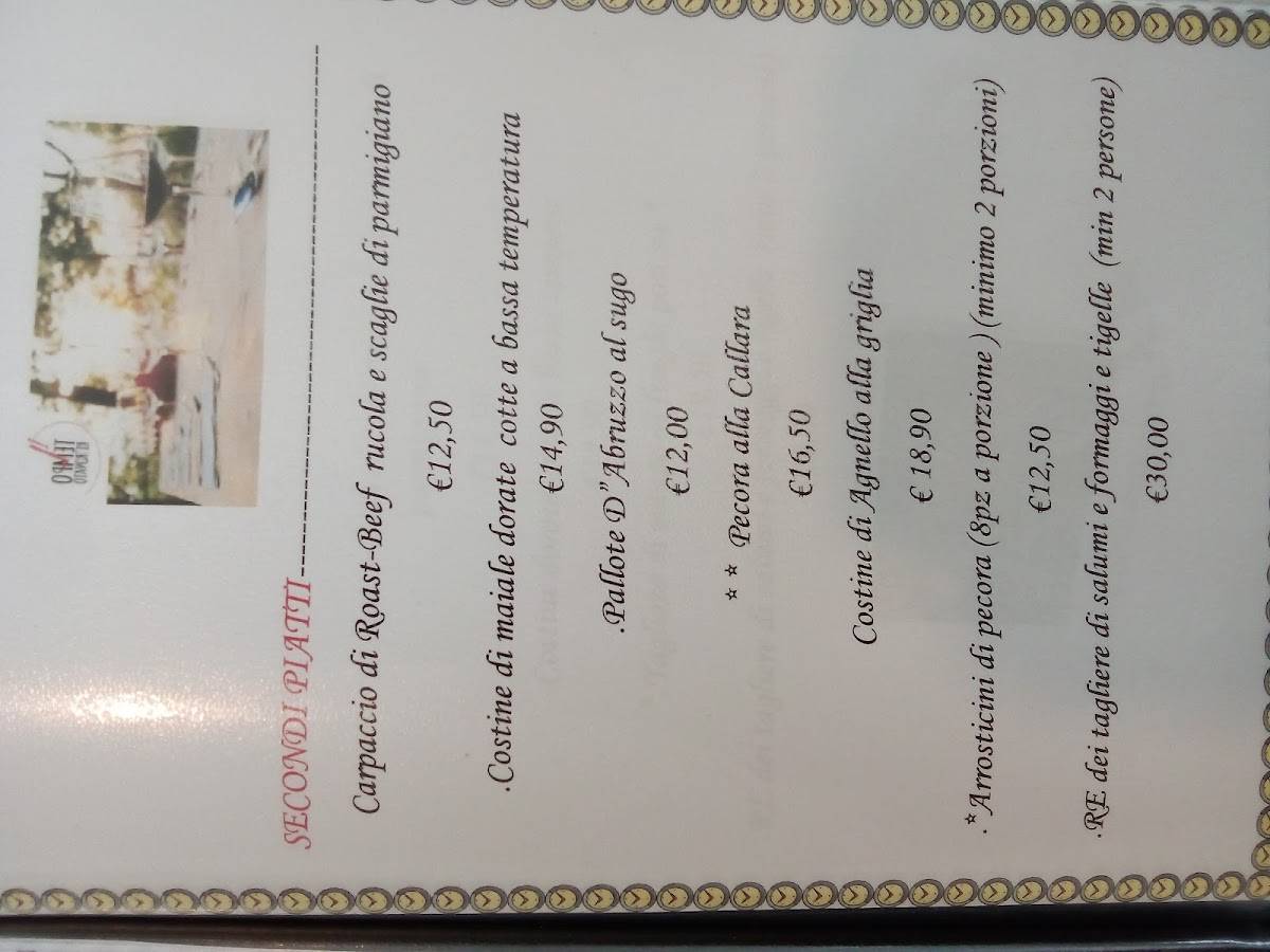 Menu di Al Tempo "Salumeria e Cucina" 