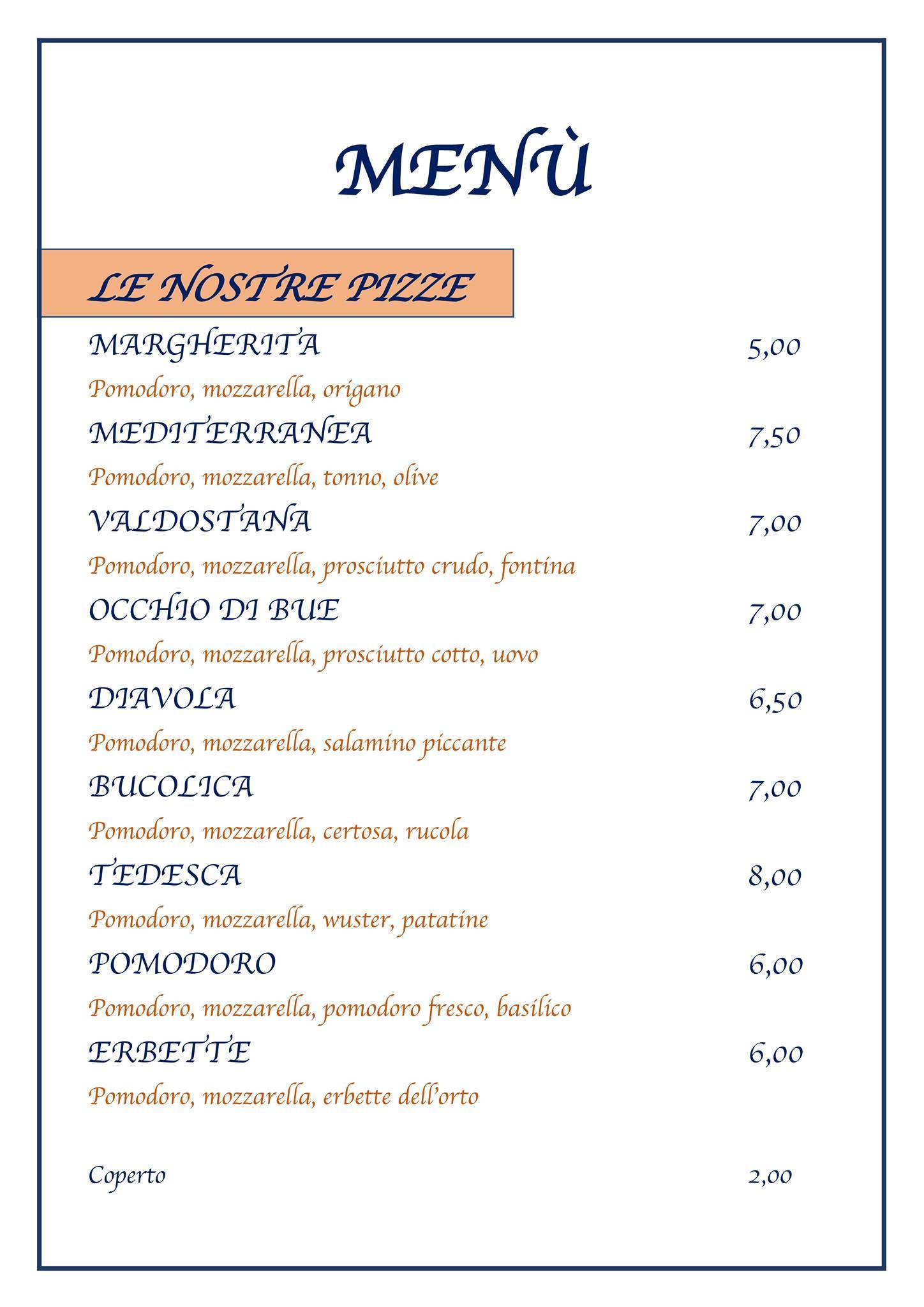 Menu di Palavas 