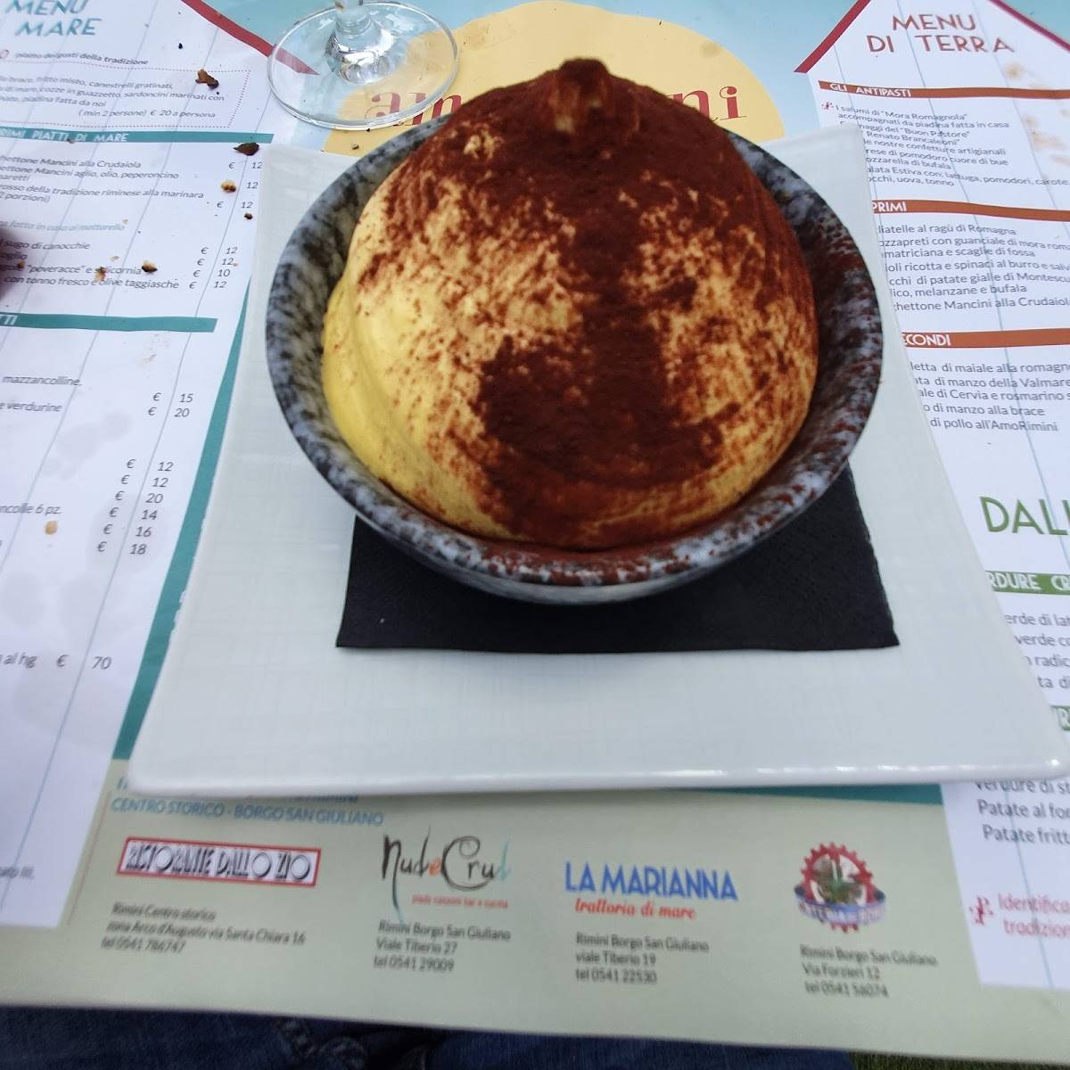Menu di Amorimini 