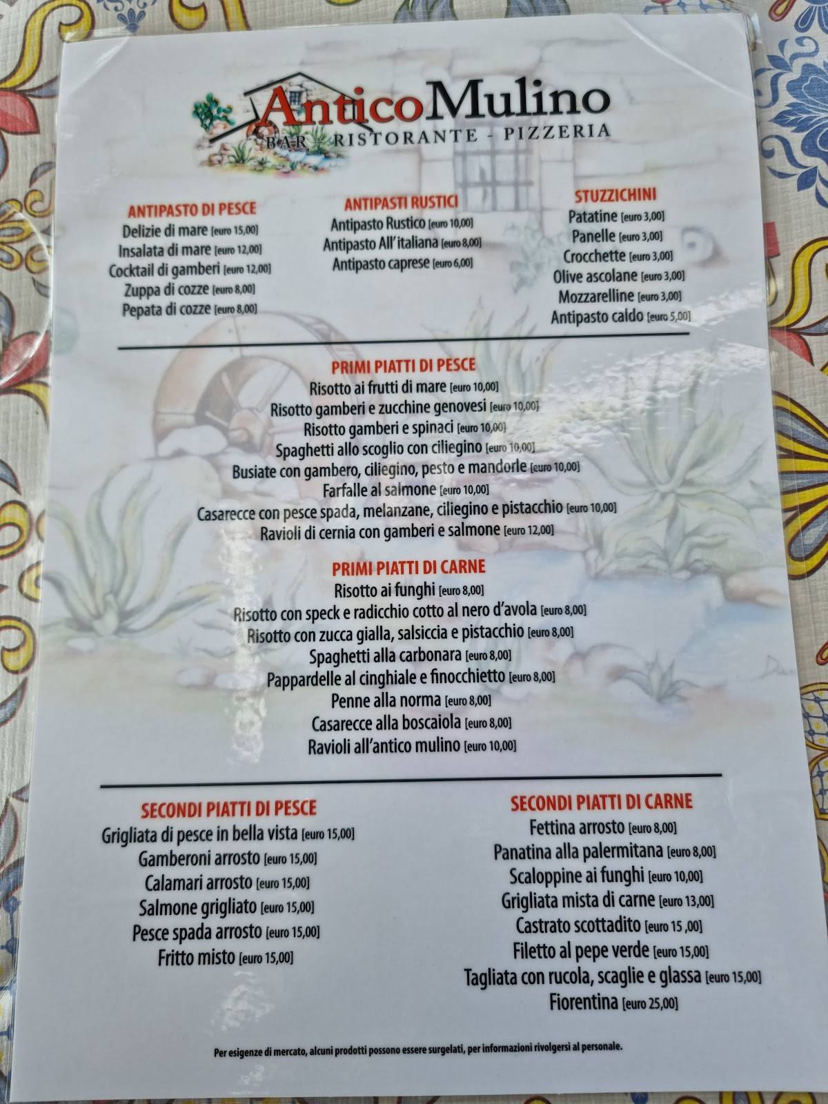 Menu Da Antico Mulino Ristorante Sambuca Di Sicilia menu-da-antico-mulino-ristorante-sambuca-di-sicilia