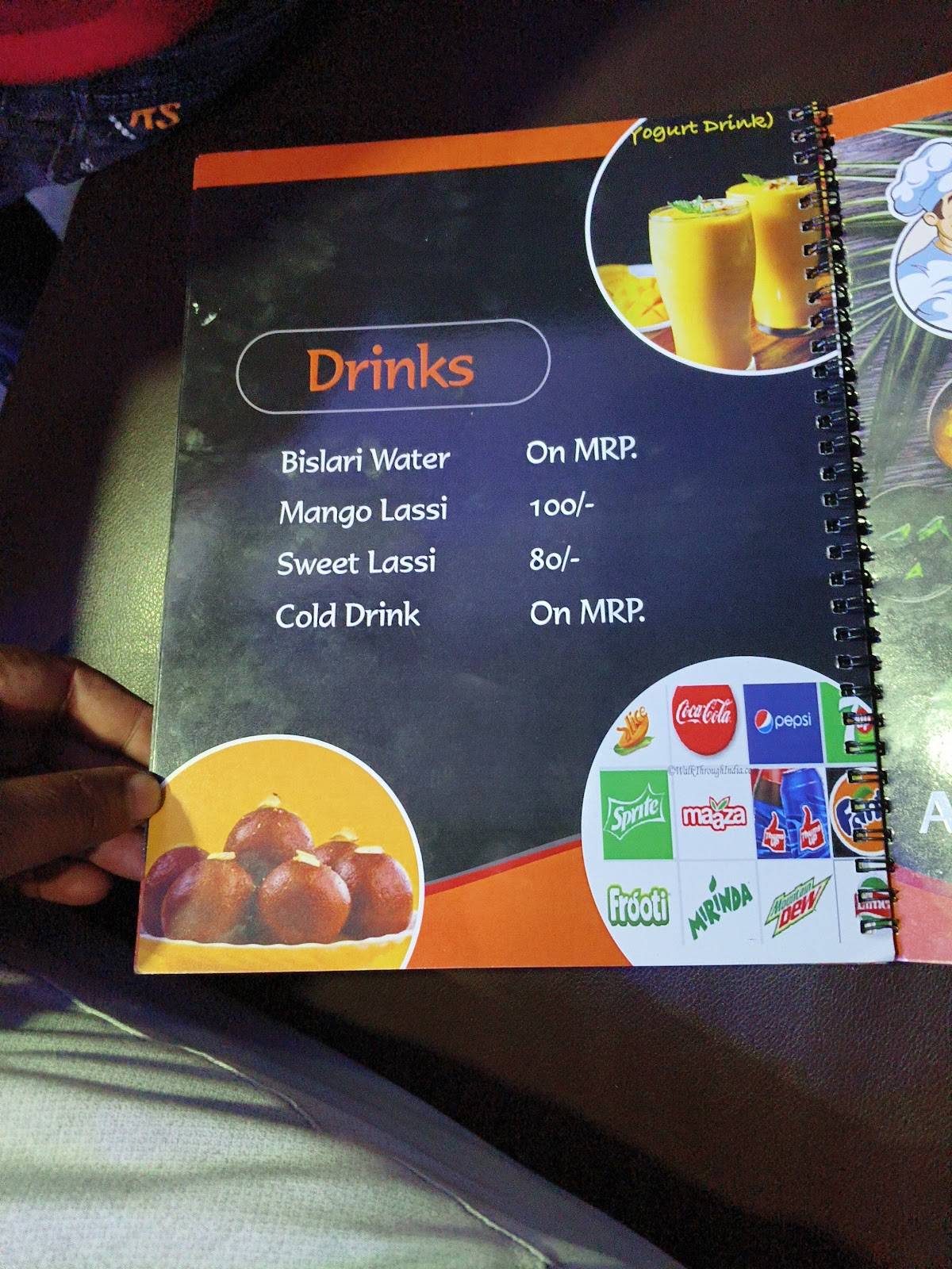 Aroma House menu