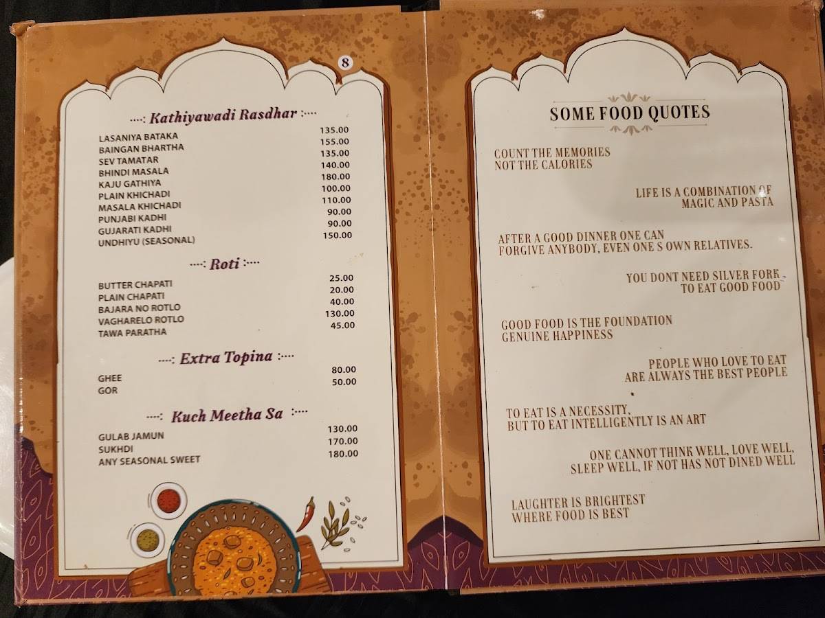 Ashiyana Restaurant menu