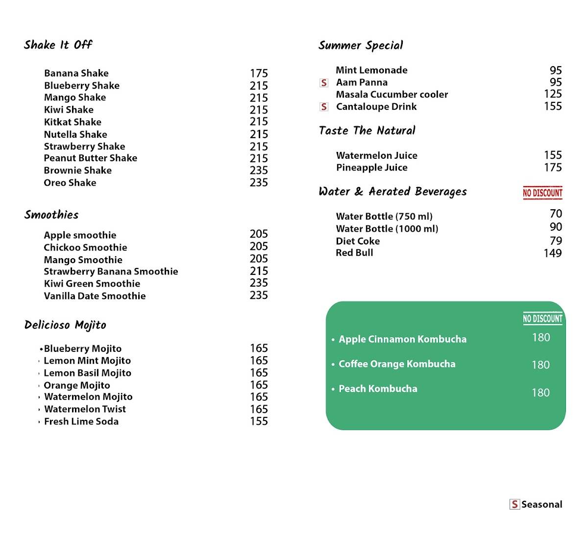 Assamica menu