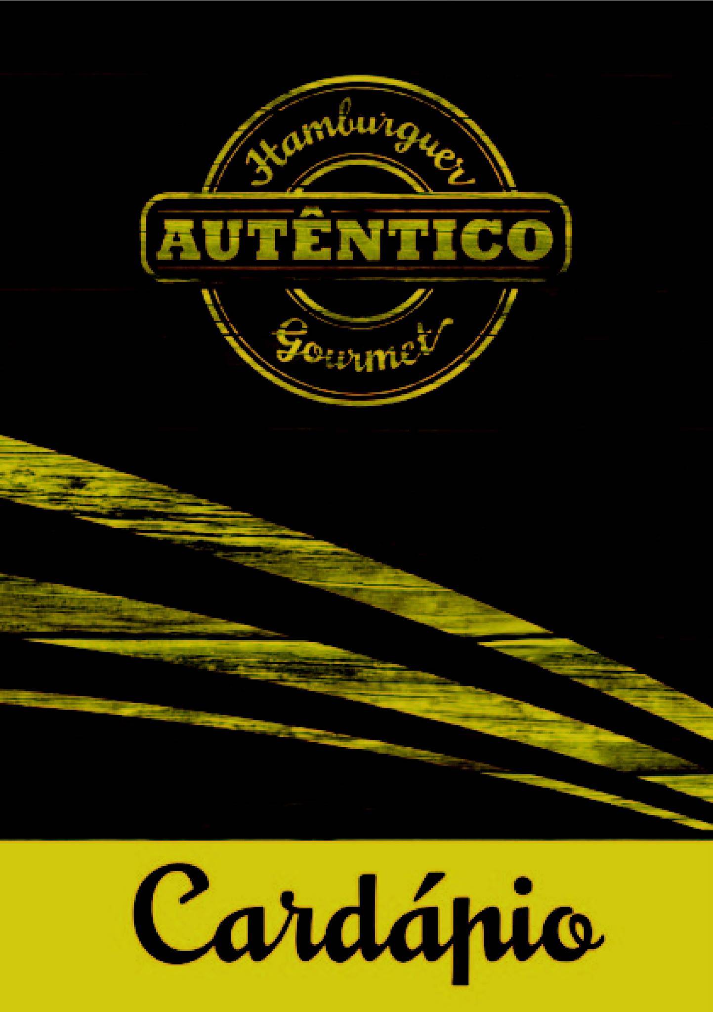 Autêntico Burguer cardápio