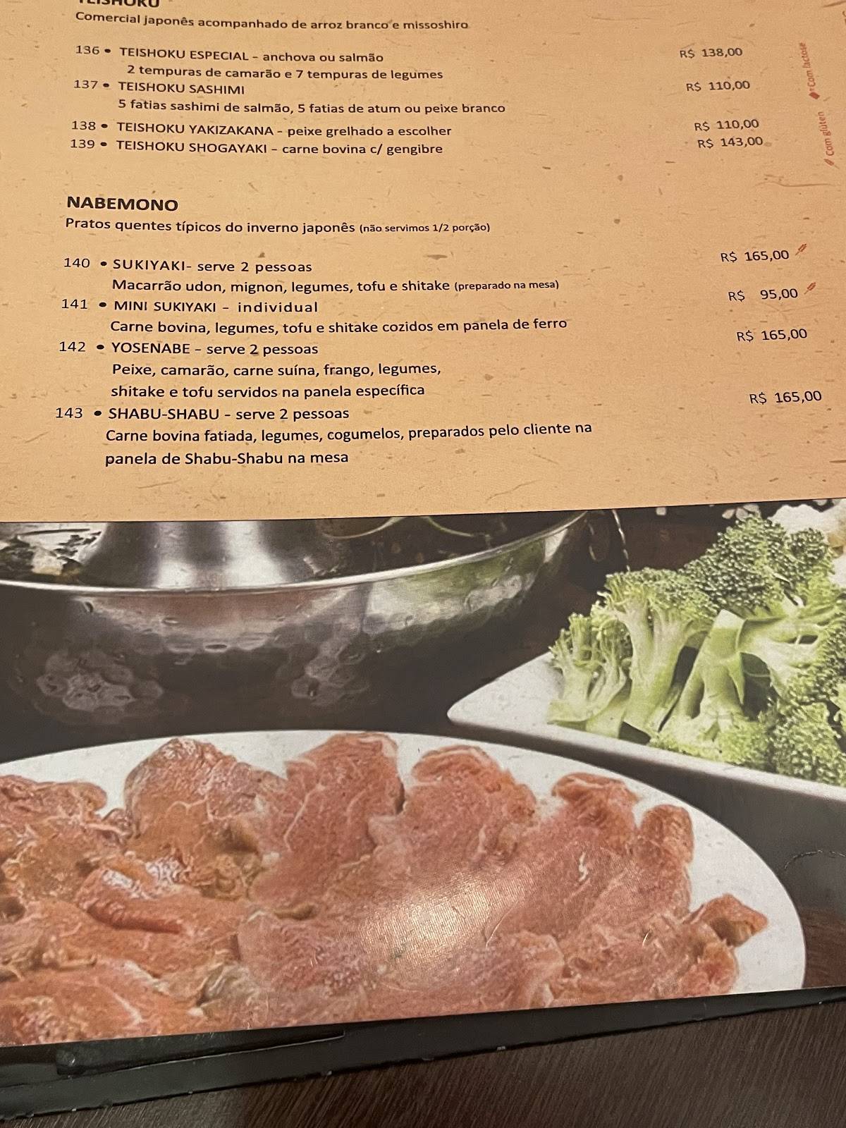 Azuki - Sabores do Japão cardápio