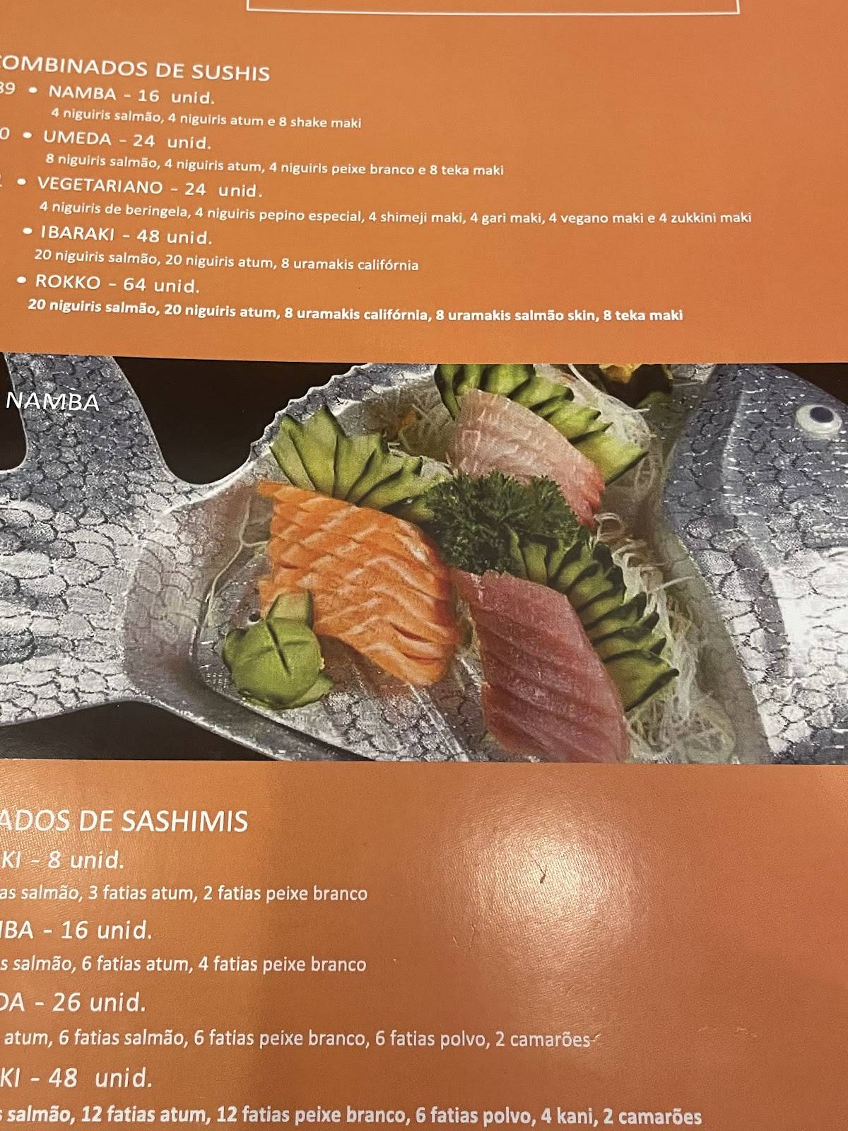 Azuki - Sabores do Japão cardápio