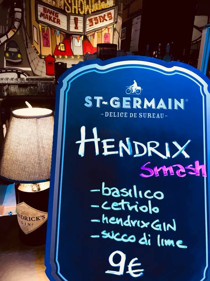 Menu di BANG Club Parma 