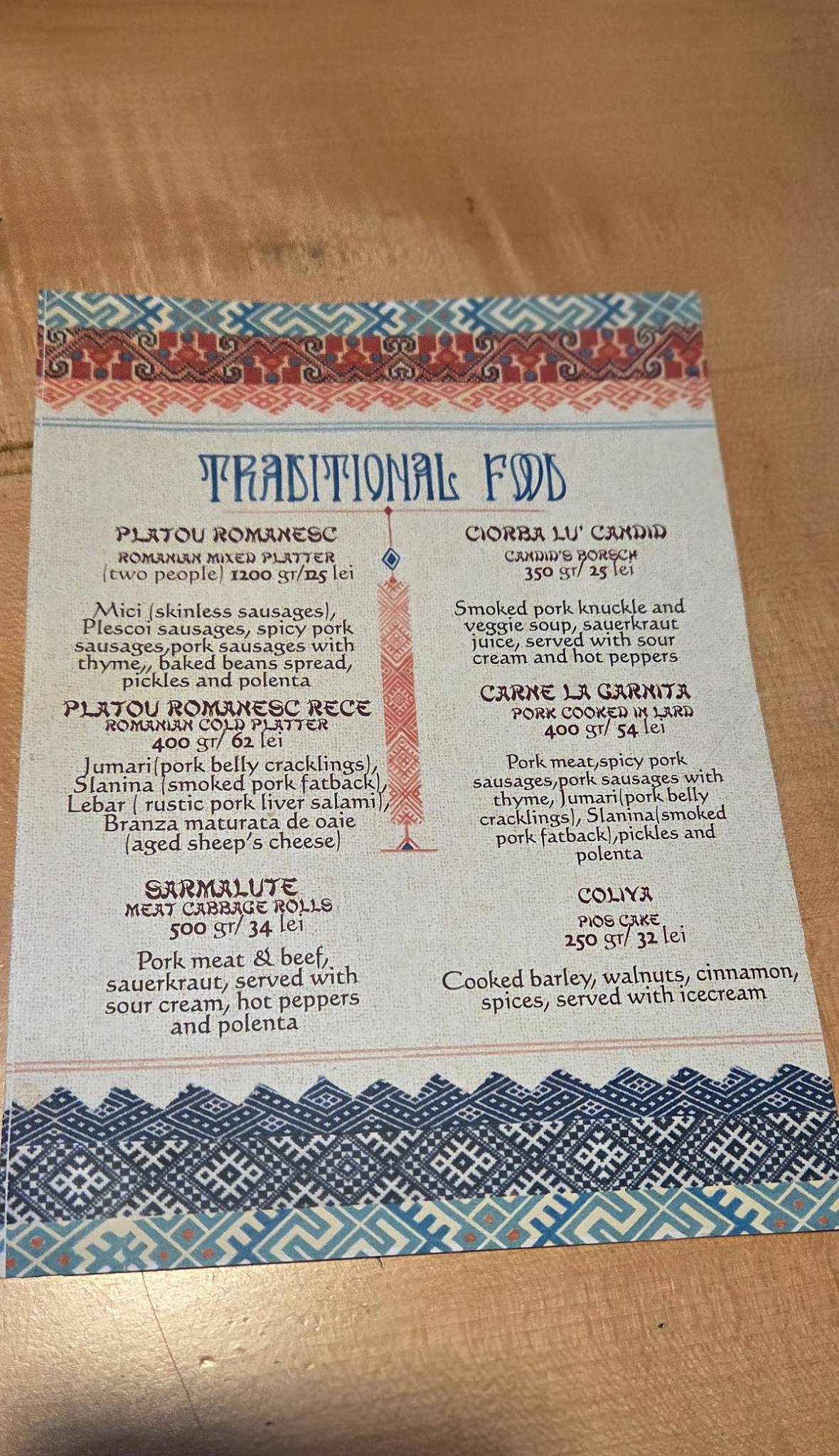 Menu de BAZAAR a place to Eat, Sip, Dance & Fall in love