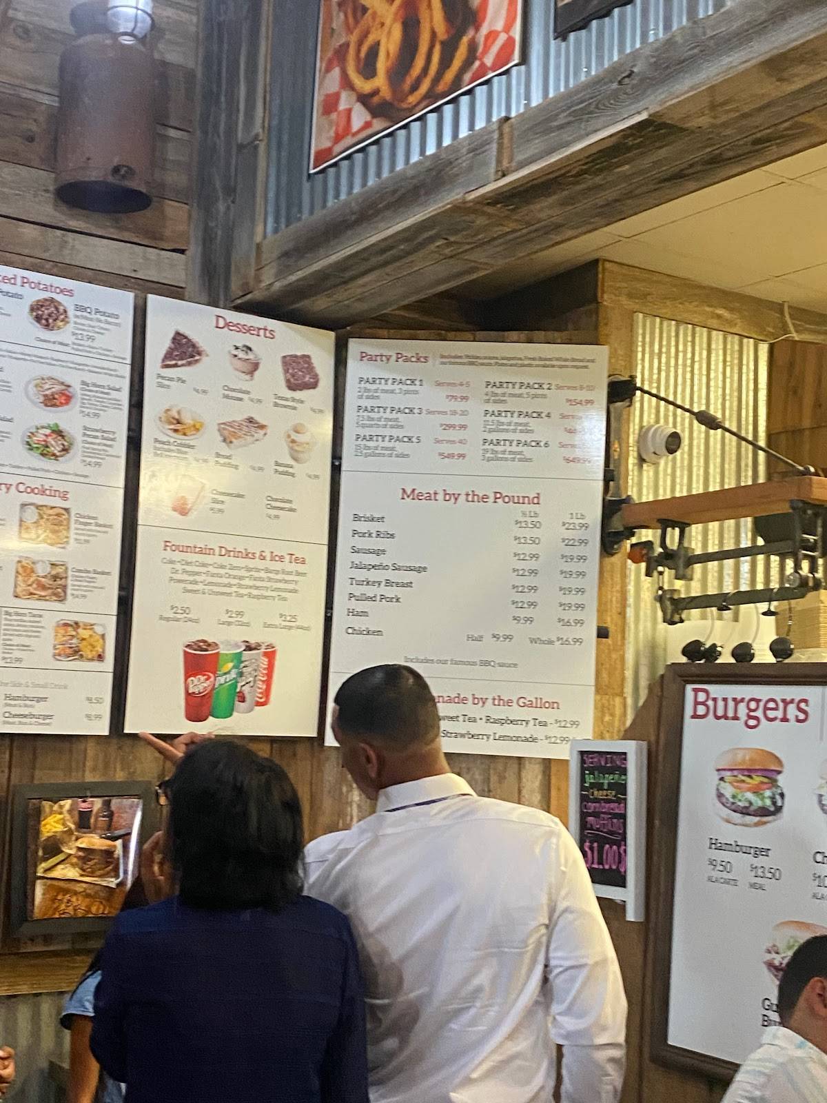 Menu at Big Horn BBQ, Pearland