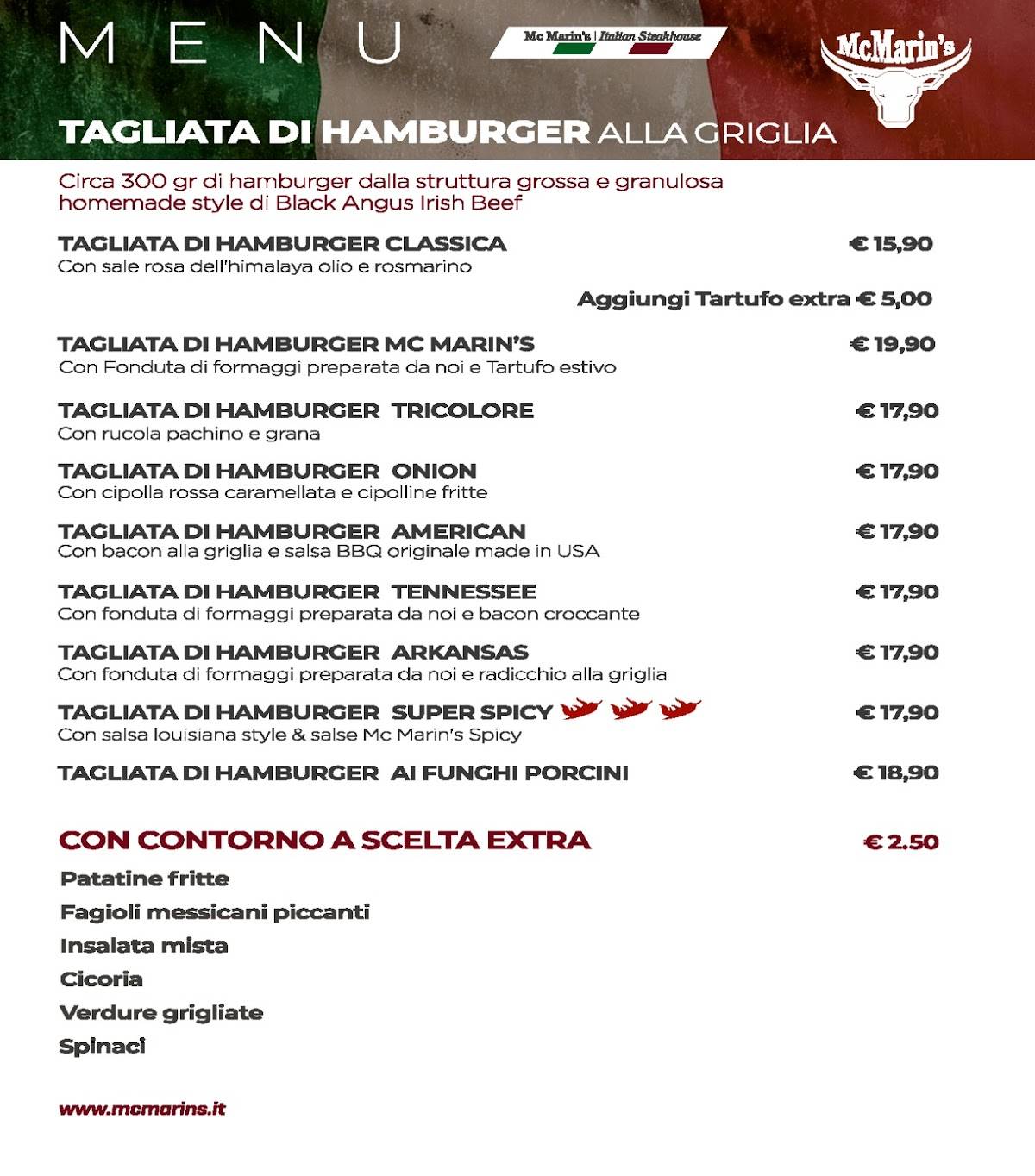 Menu di La Locanda Del Drago 