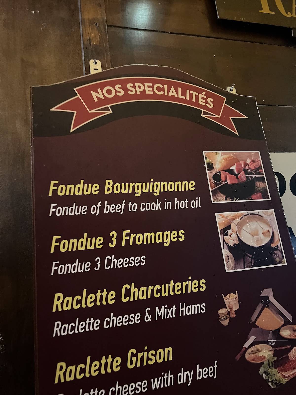 Menu de BISTROT 20 / LE VINGT