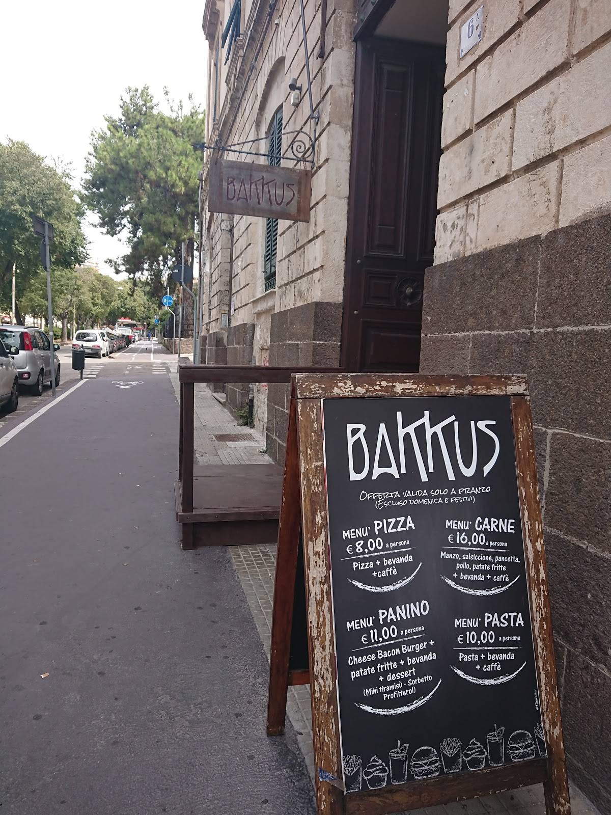Menu di Bakkus 