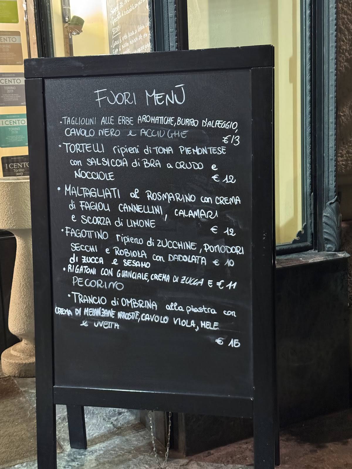 Menu di Ballatoio - Bistrot di Ringhiera 