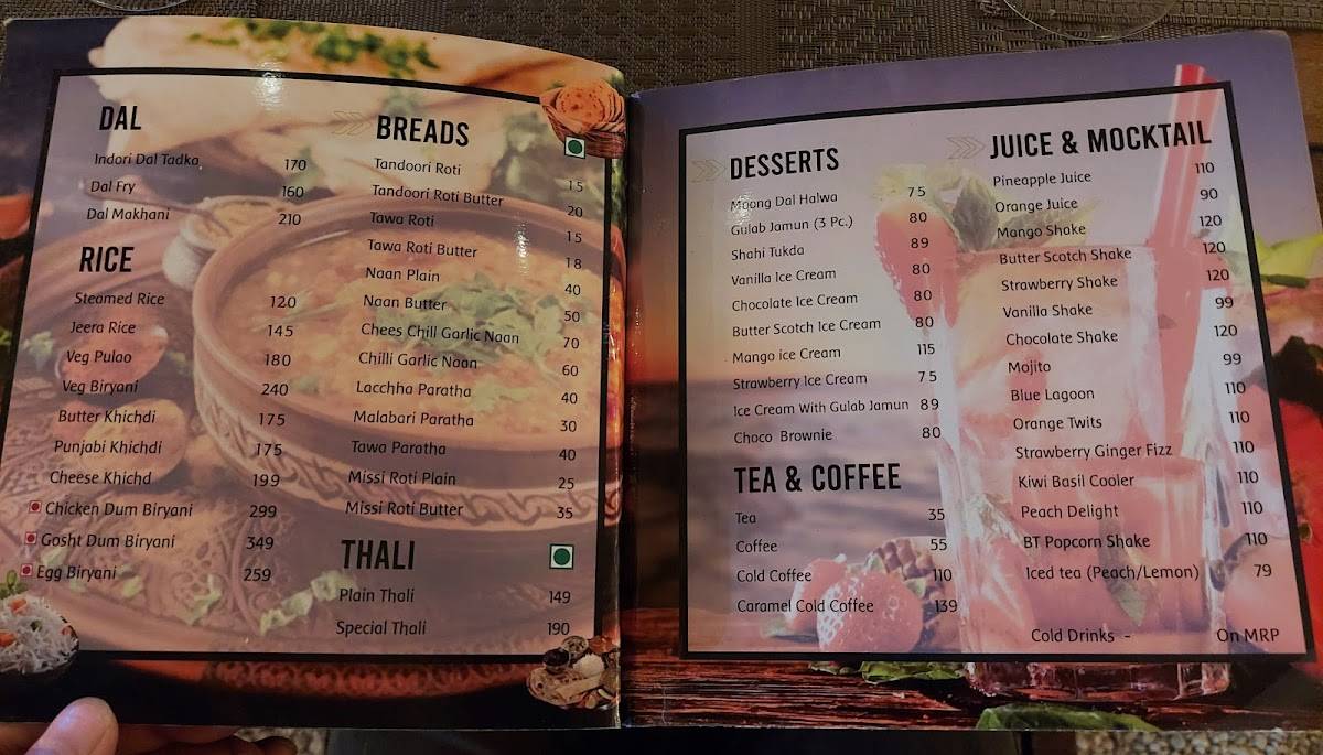 Bamboo Tree Restaurants menu