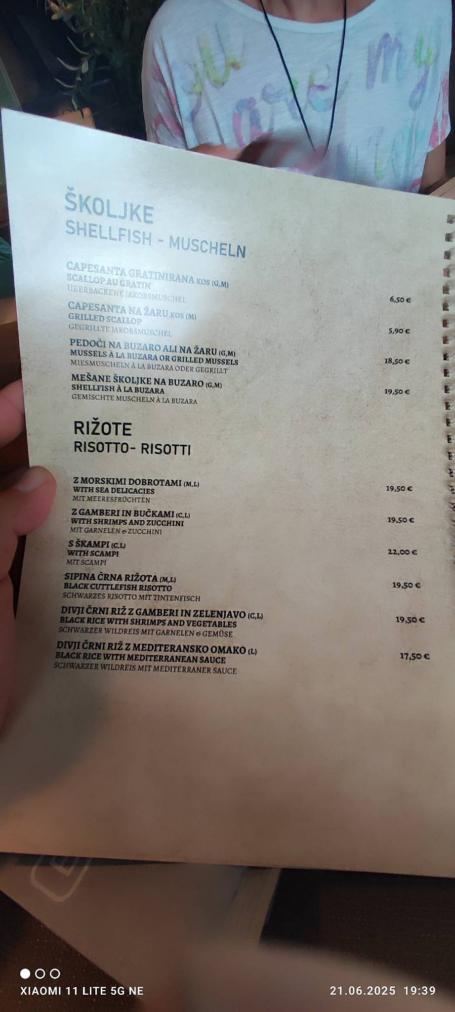 Menu di Bandima 