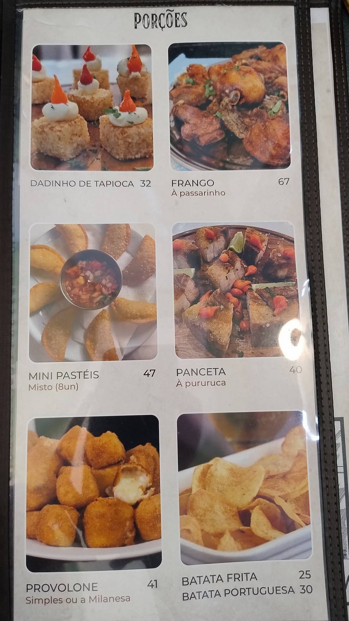 Bar Guanabara - O Bar Mais Antigo de São Paulo cardápio