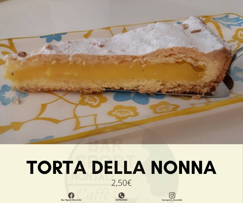 Menu di Bar Sport Montale 