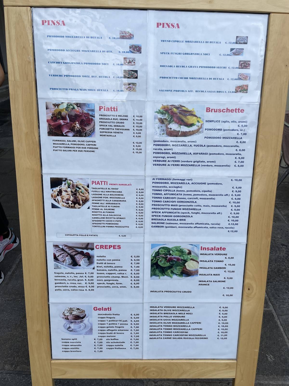 Menu di Bar Stendardo 
