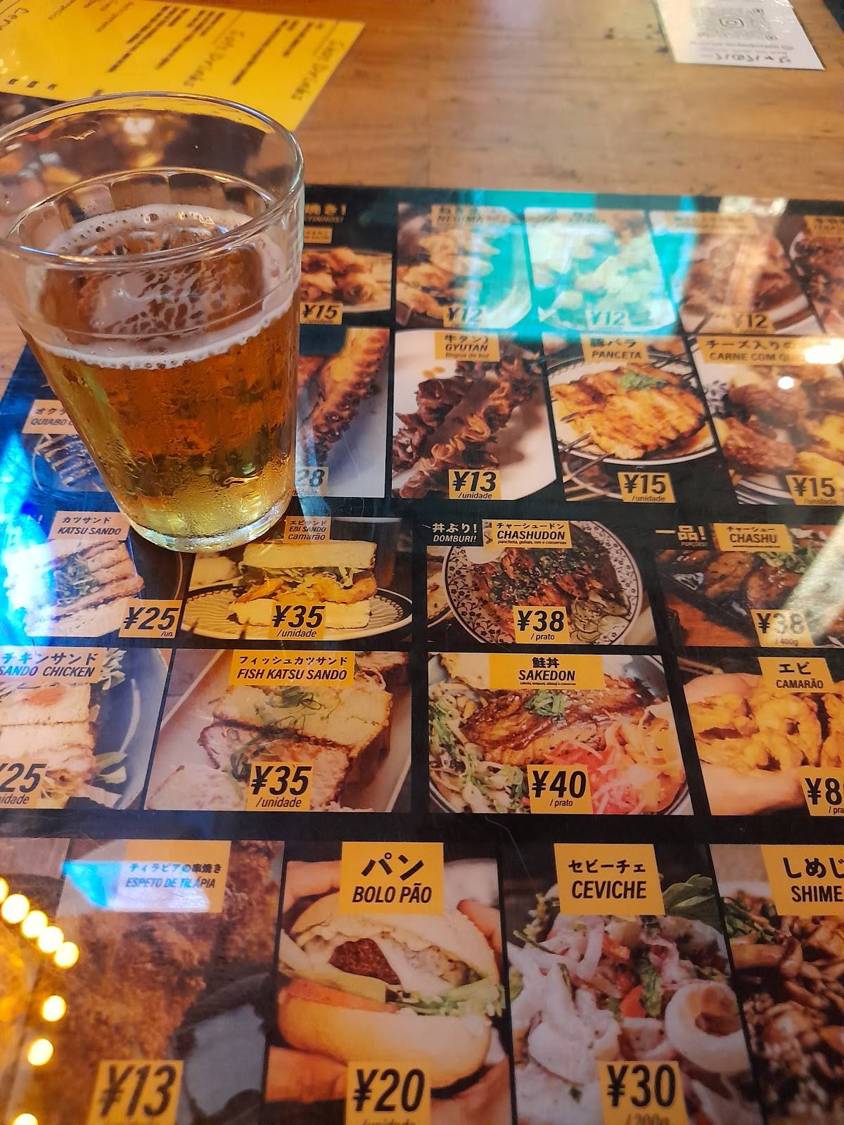 Bar do Japa cardápio