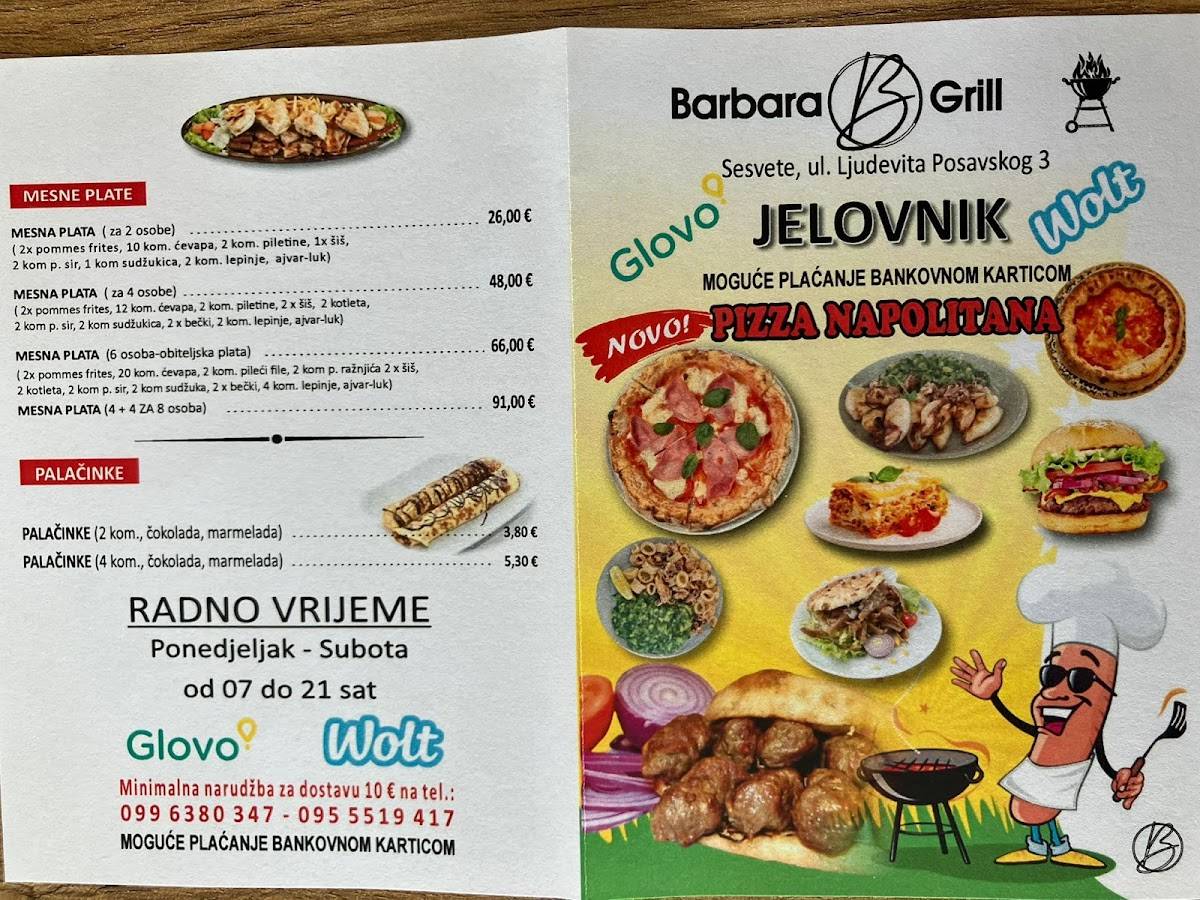 Menu di Barbara grill 