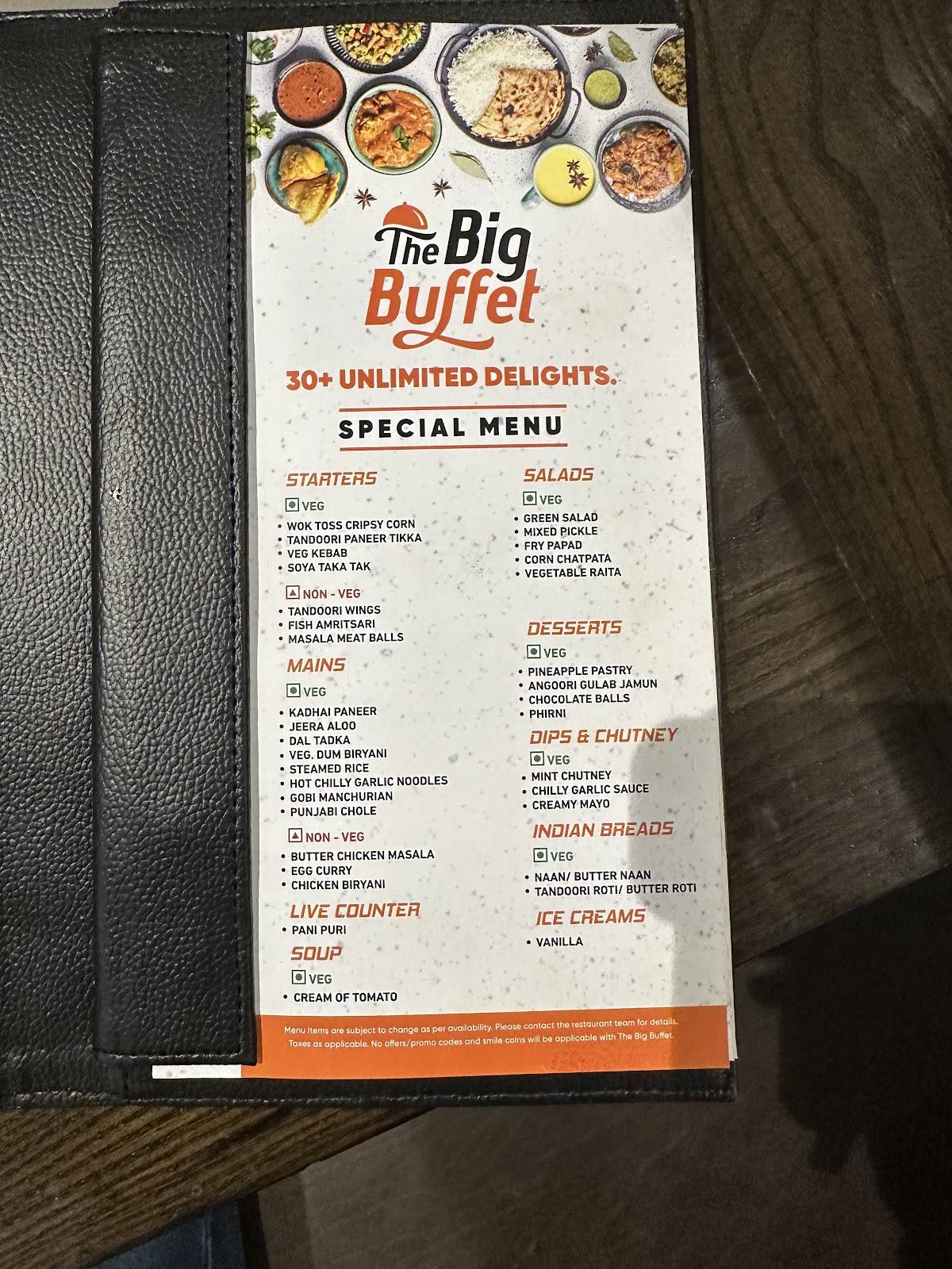 Barbeque Nation - Jagat Mall menu