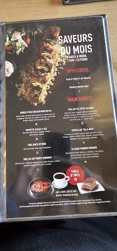 Menu de Barbies Resto Bar Grill