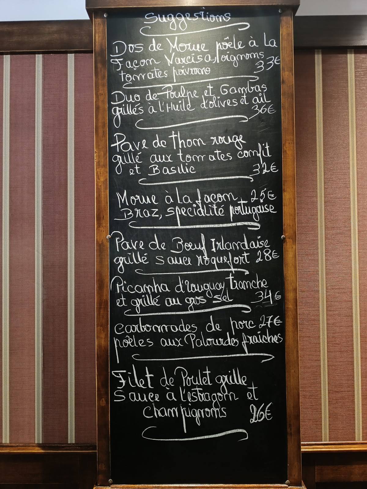 Menu de Barco Rabelo
