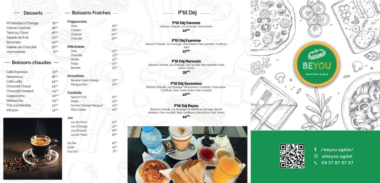 Menu de BeYou