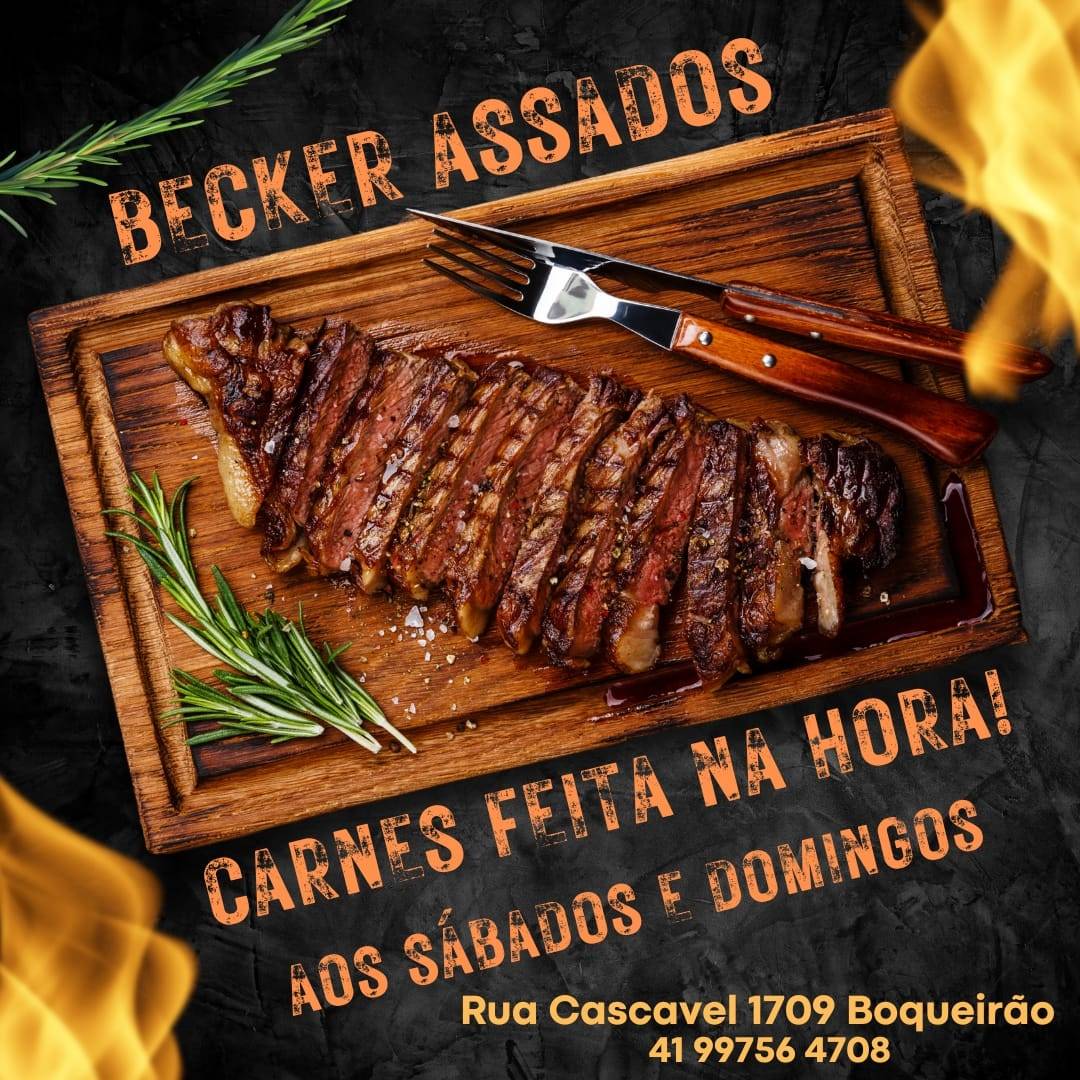 Becker Assados do Brasil cardápio