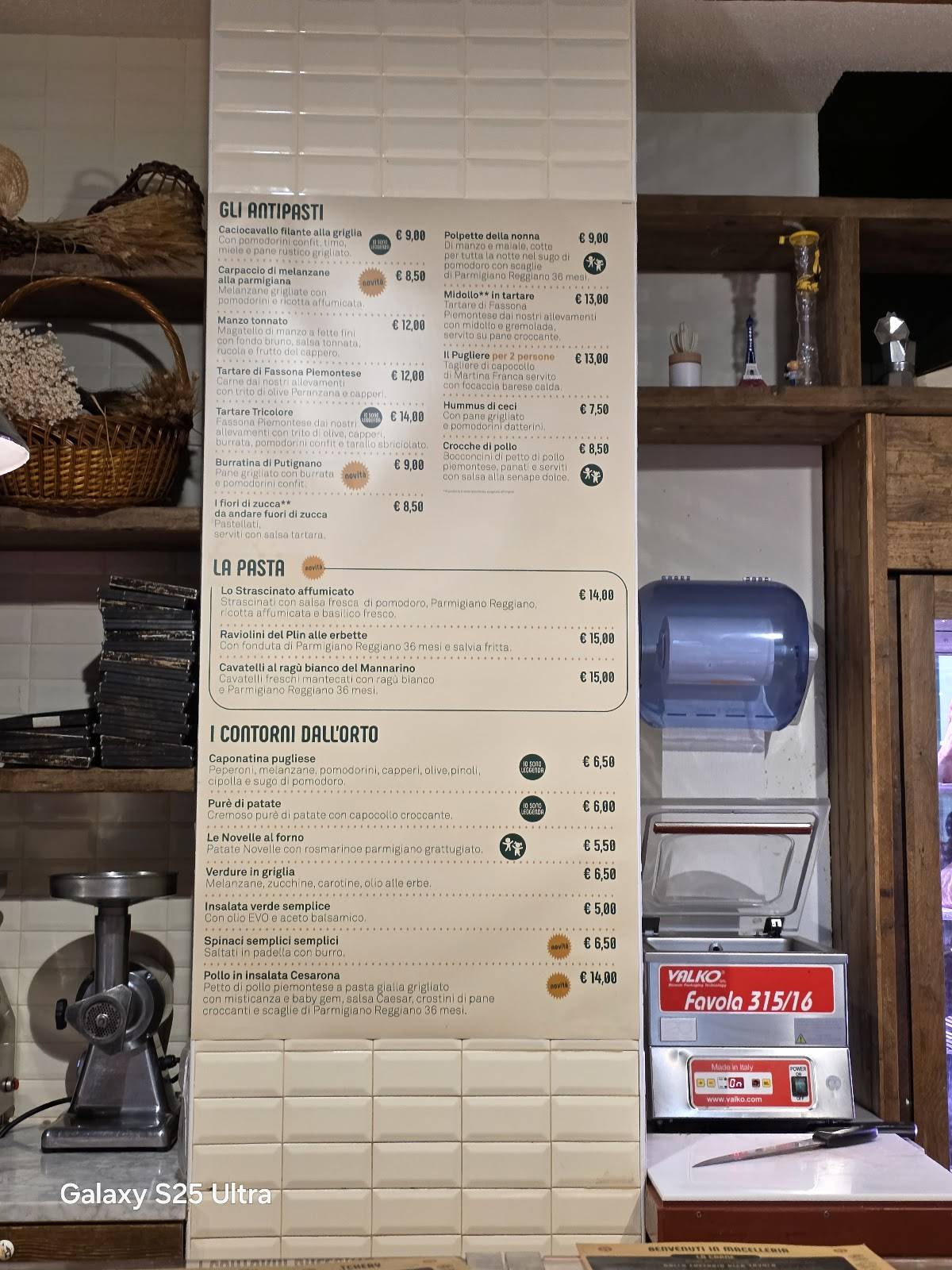 Menu di Il Mannarino Bergamo 