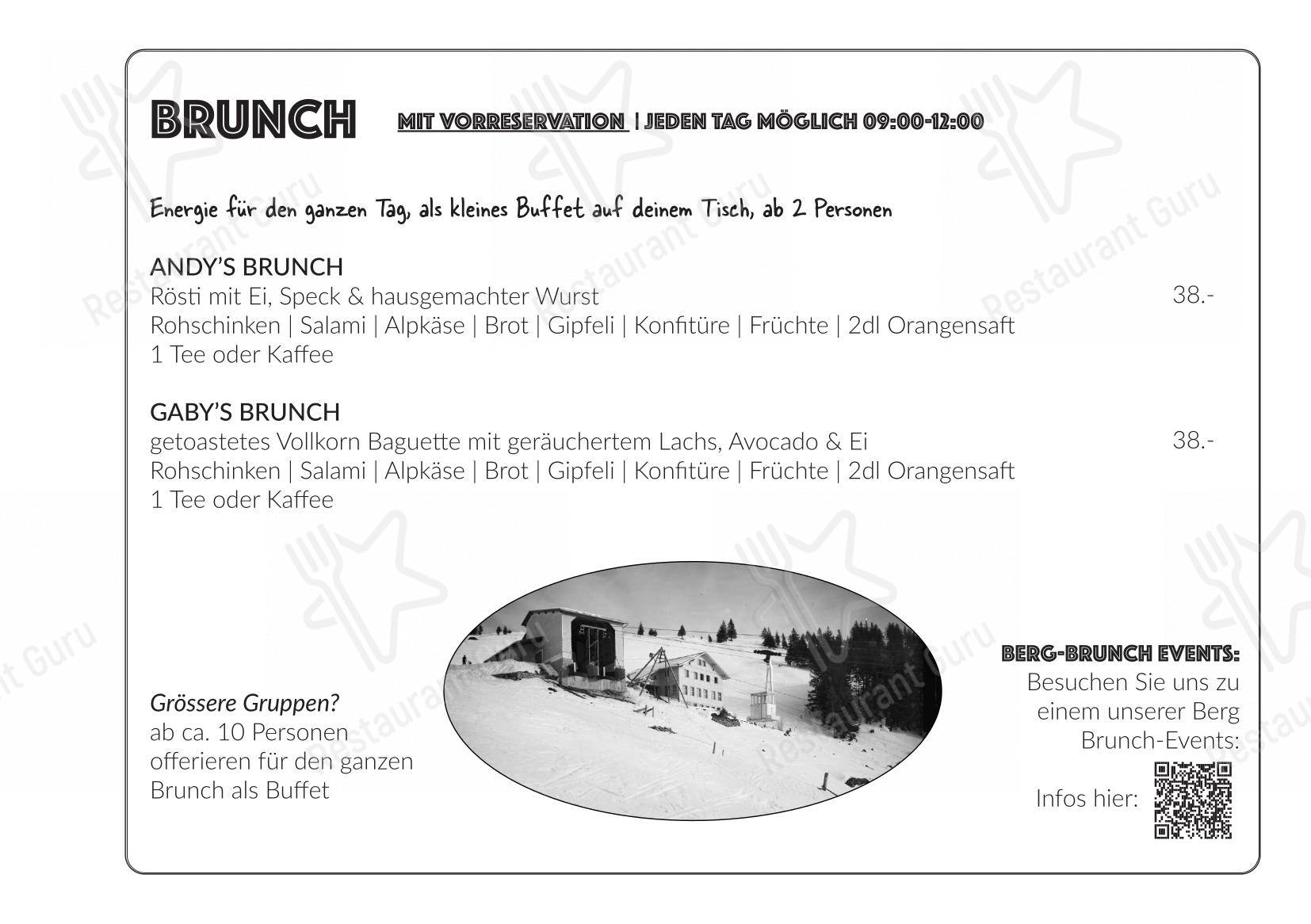 Berggasthaus Eggberge in Altdorf - Menu bar