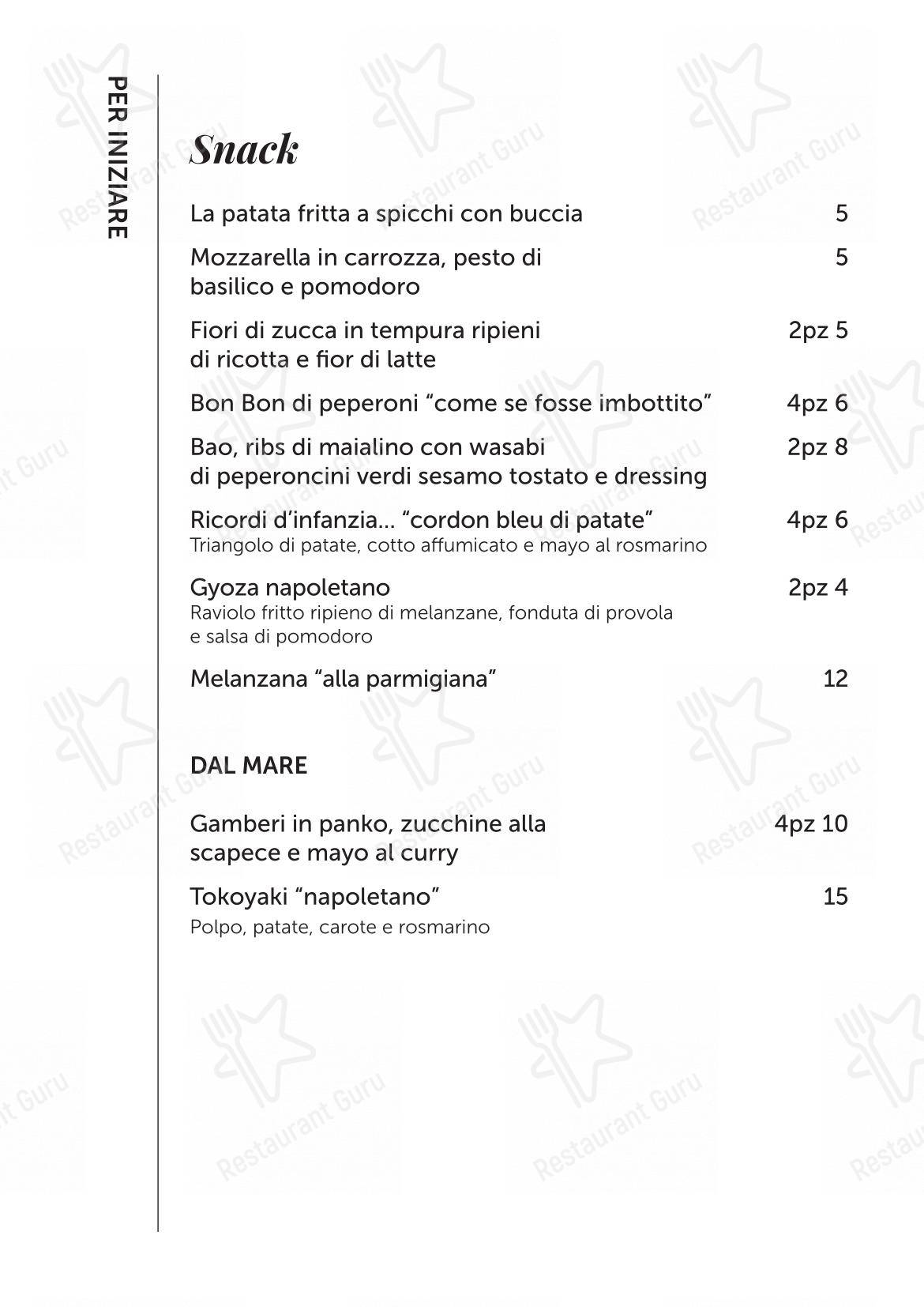 Bertie's Bistrot in Nola - Menu