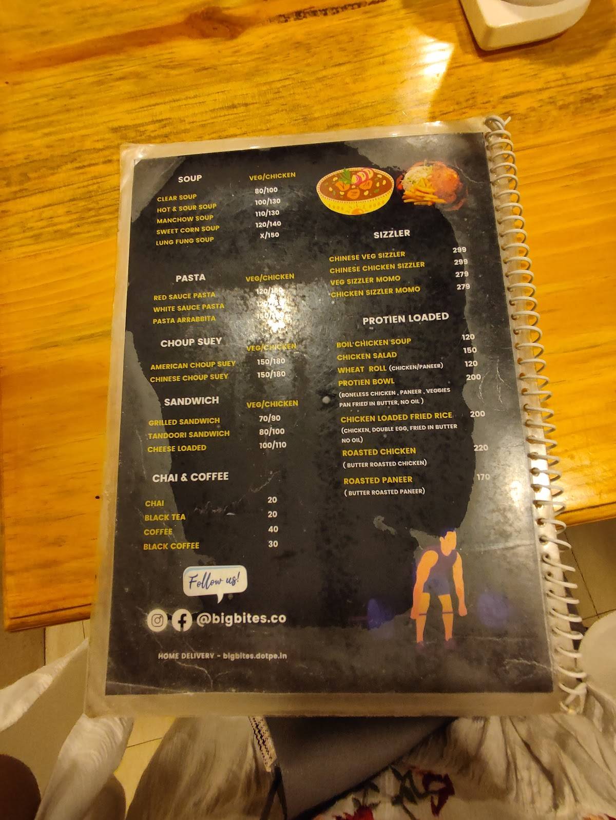 Menu at Big Bites Restaurent, Barpeta Road