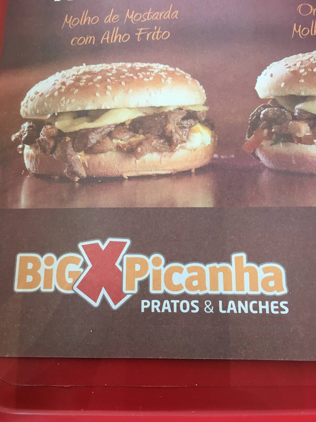 Big X Picanha cardápio