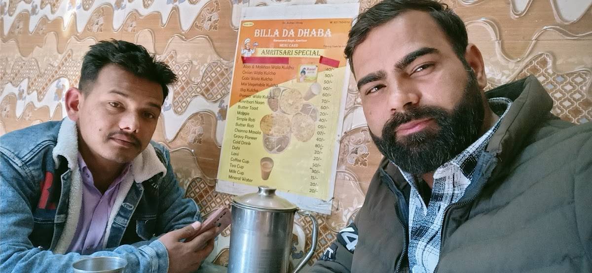 Billa Da Dhaba (Amritsari Kulcha) menu
