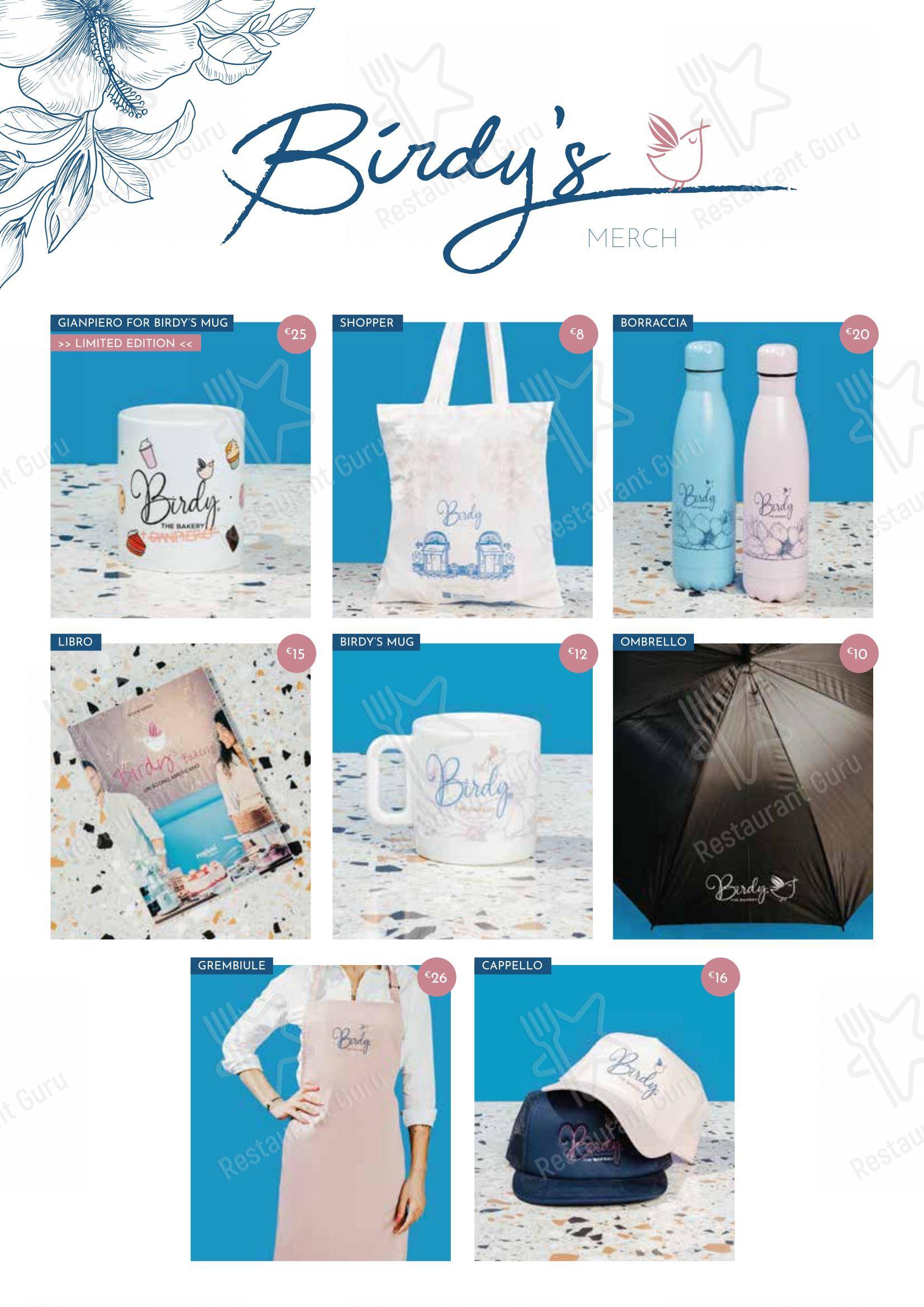 Birdy The Bakery - Portici in Portici - 菜单