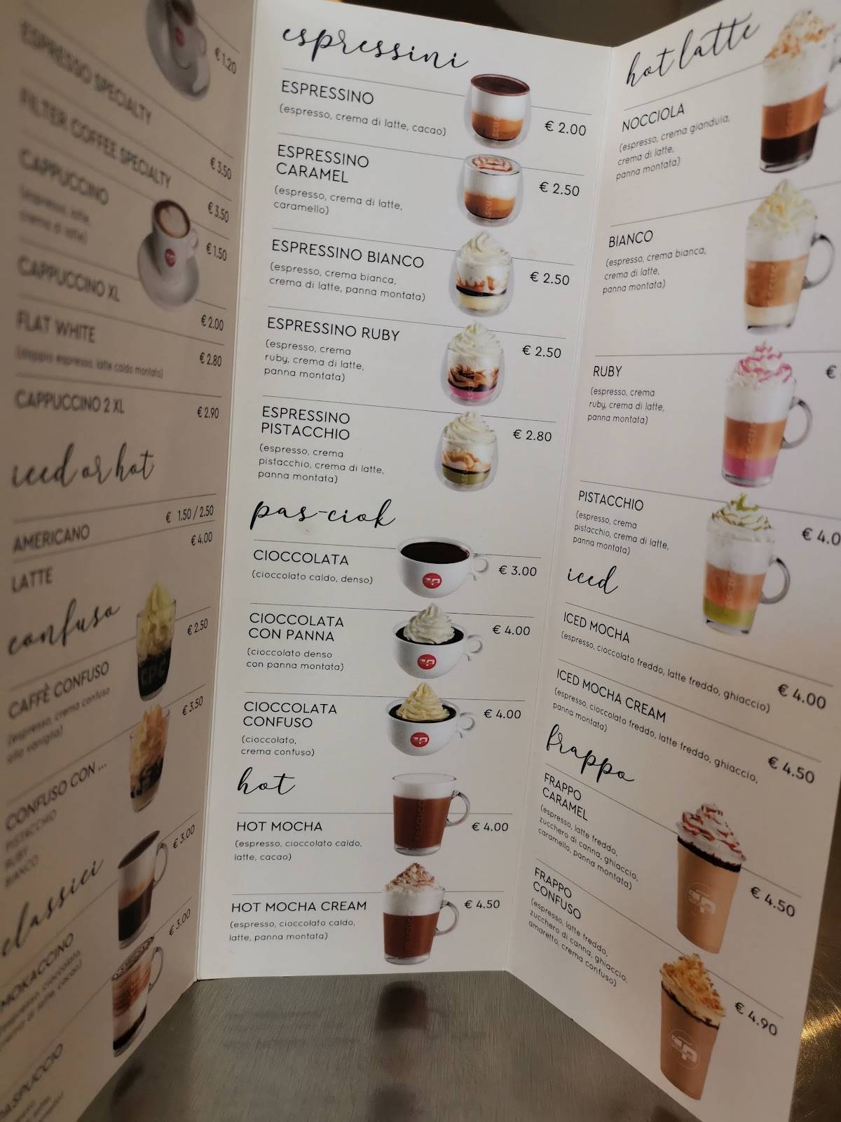 Menu di Bix Cafè 