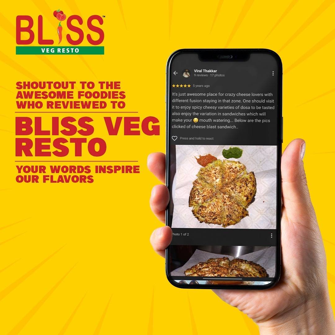 Bliss Veg Resto menu