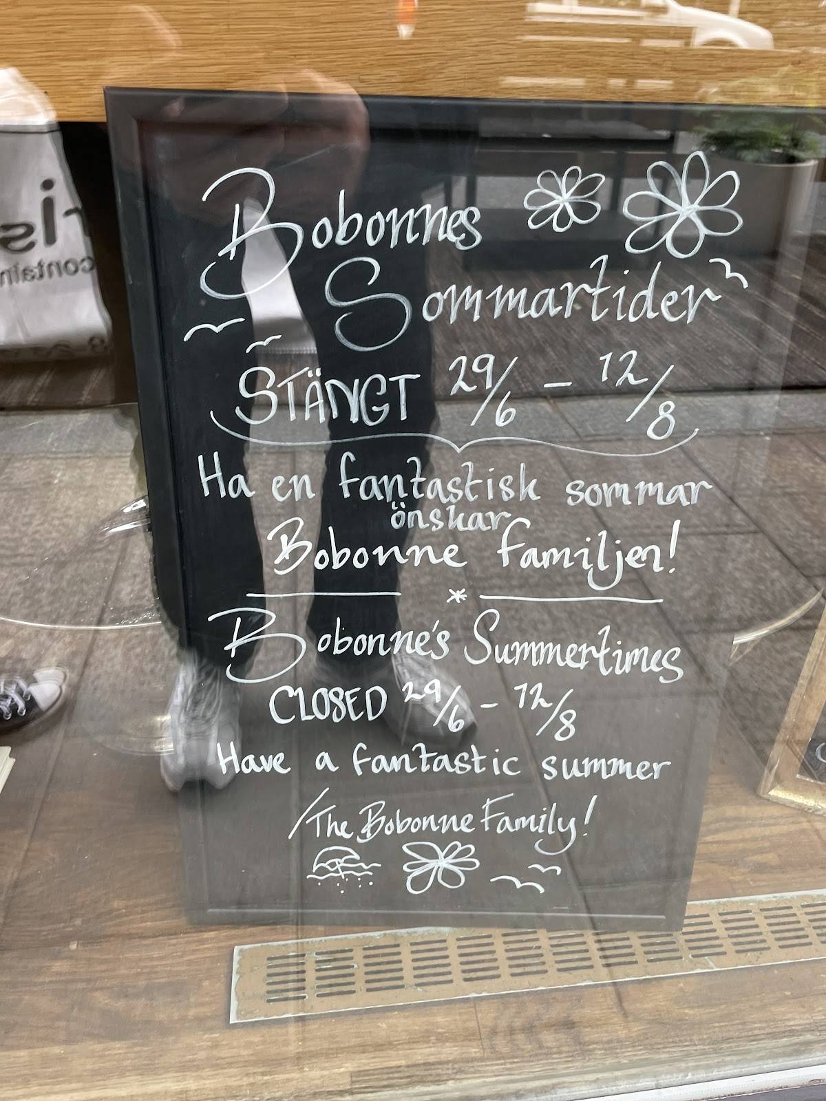 Menu de Bobonne