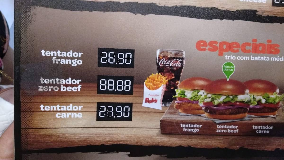 Bob's Burger - Drive Pirassununga cardápio